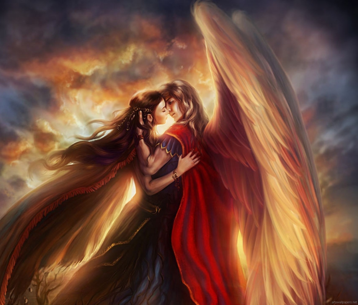 Laden Sie das Fantasie, Engel, Liebe-Bild kostenlos auf Ihren PC-Desktop herunter