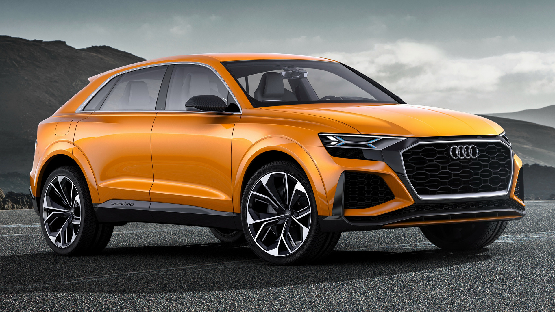 Download mobile wallpaper Audi, Car, Suv, Concept Car, Audi Q8, Vehicles, Brown Car for free.