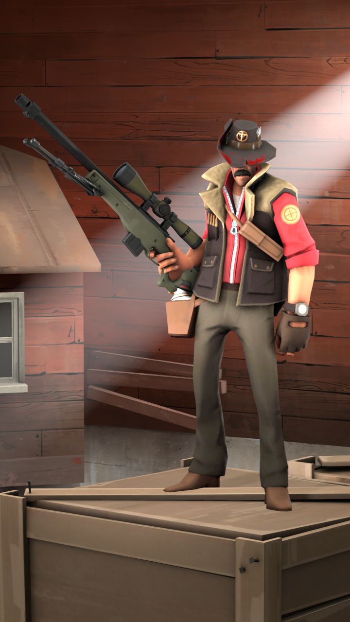 Download mobile wallpaper Team Fortress 2, Video Game, Team Fortress, Sniper (Team Fortress) for free.