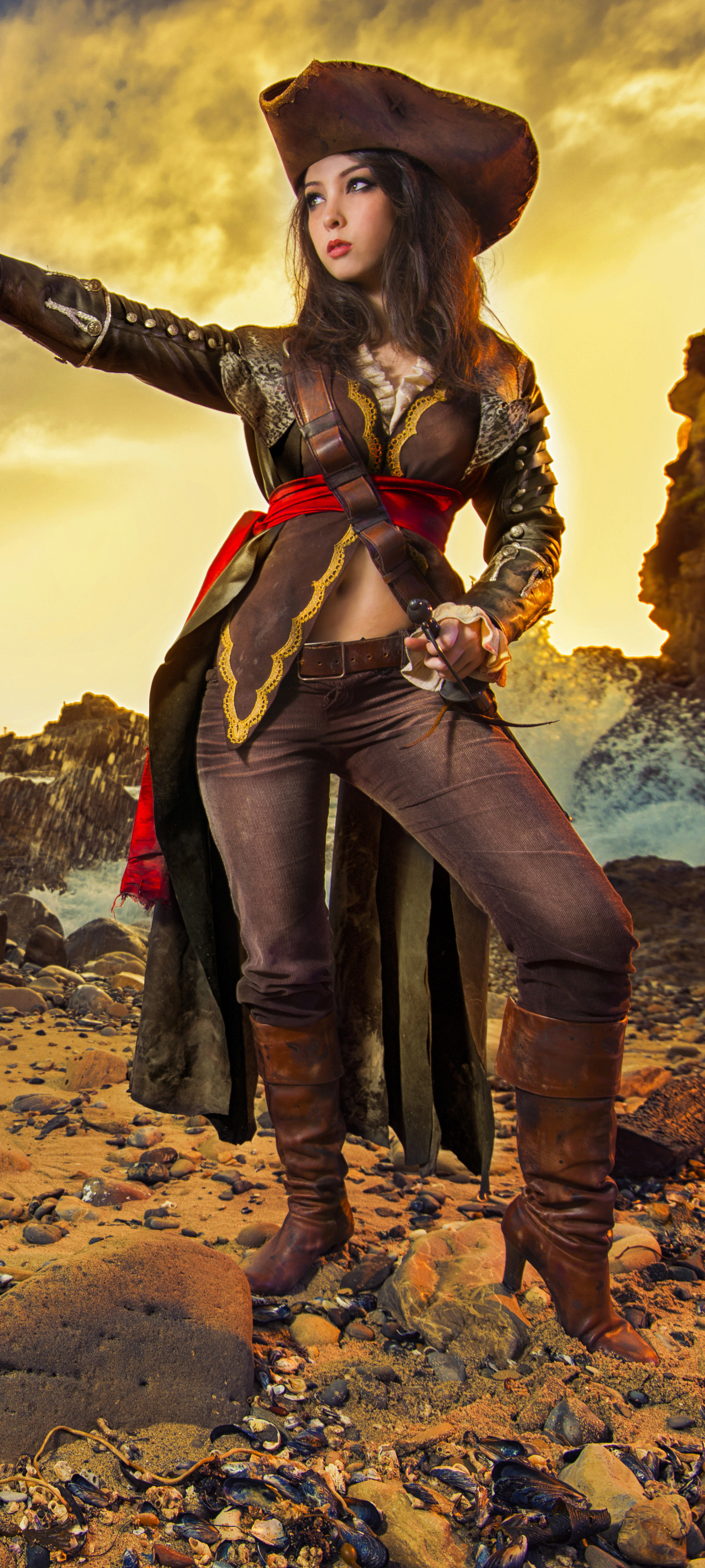 Download mobile wallpaper Women, Pirate, Cosplay for free.