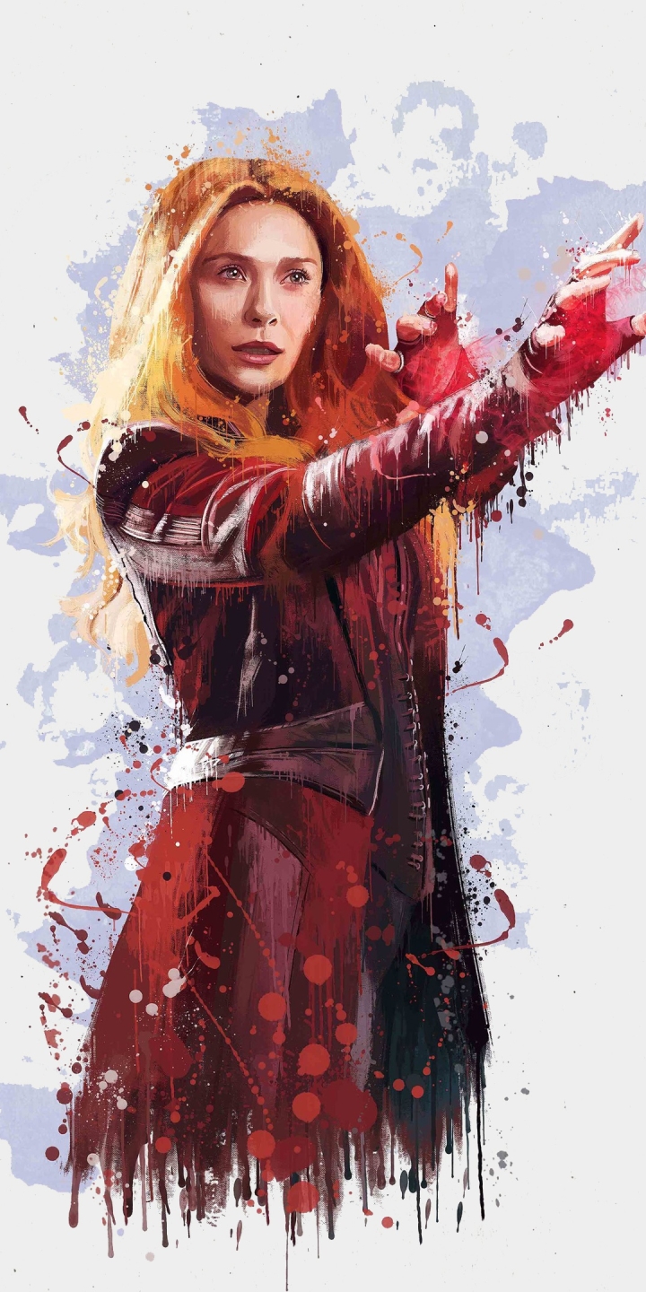 Handy-Wallpaper Filme, Die Rächer, Scharlachrote Hexe, Elisabeth Olsen, Avengers: Infinity War kostenlos herunterladen.