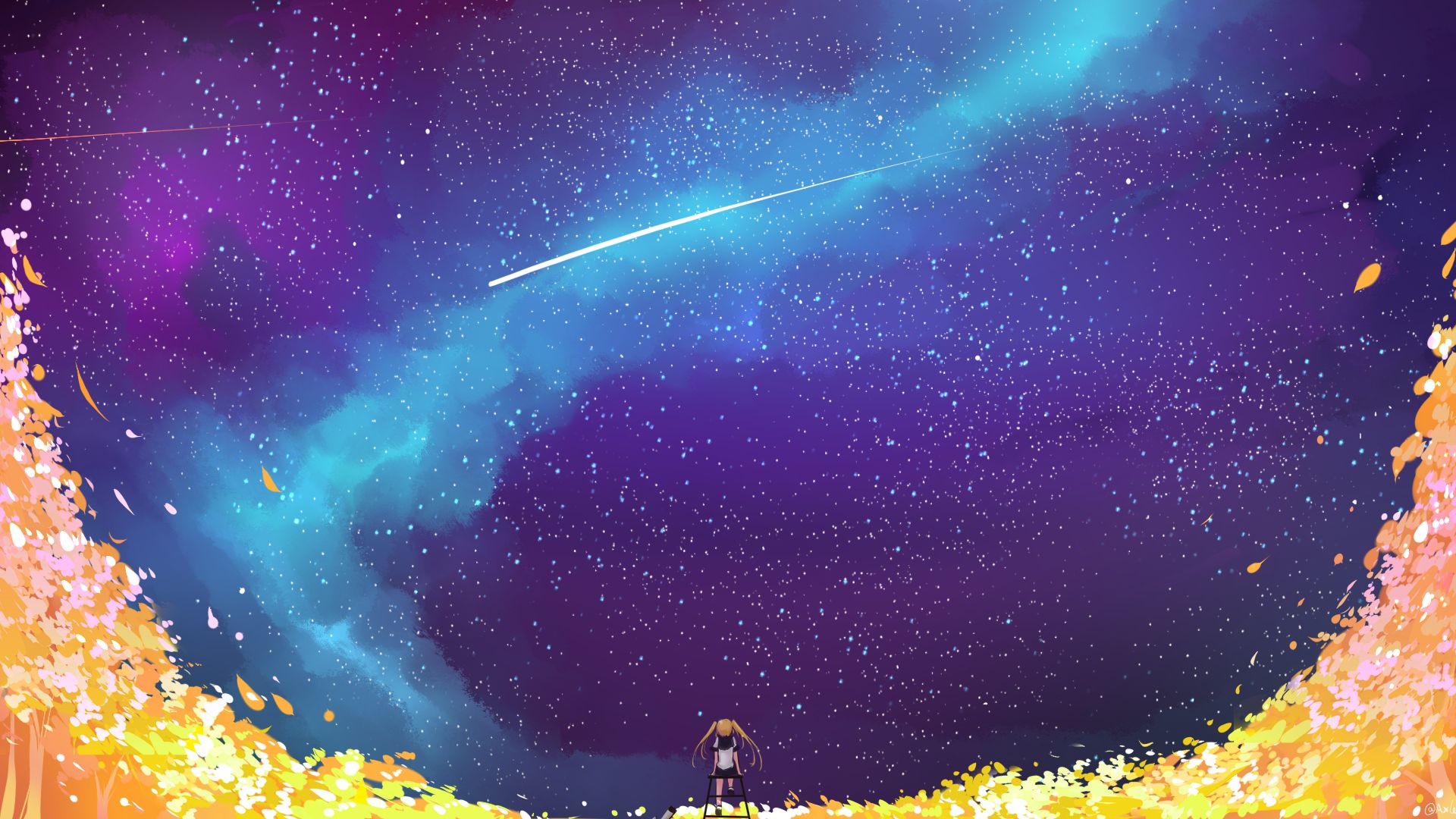 Handy-Wallpaper Himmel, Animes kostenlos herunterladen.