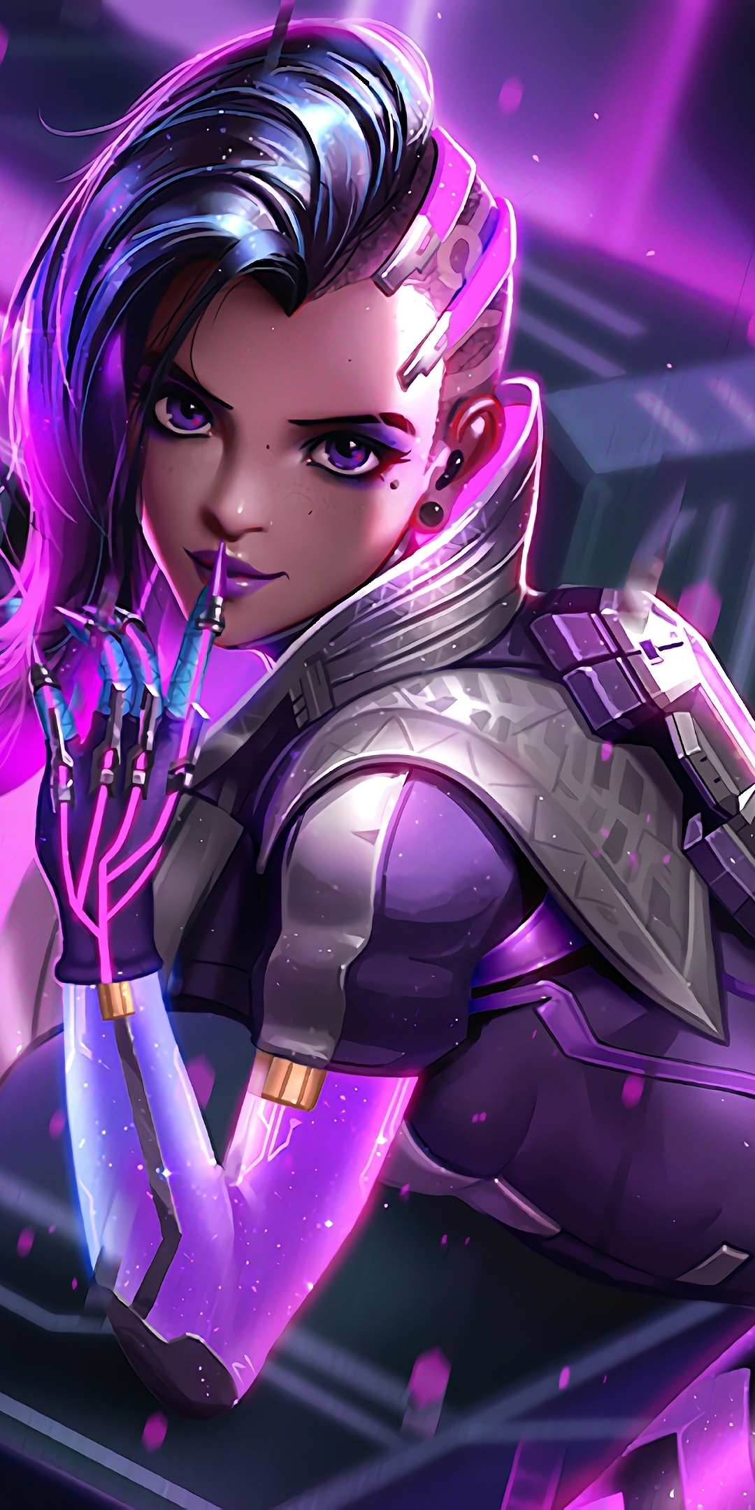 Handy-Wallpaper Overwatch, Computerspiele, Sombra (Overwatch) kostenlos herunterladen.