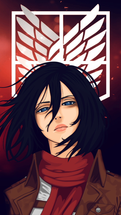 Descarga gratuita de fondo de pantalla para móvil de Animado, Mikasa Ackerman, Ataque A Los Titanes.