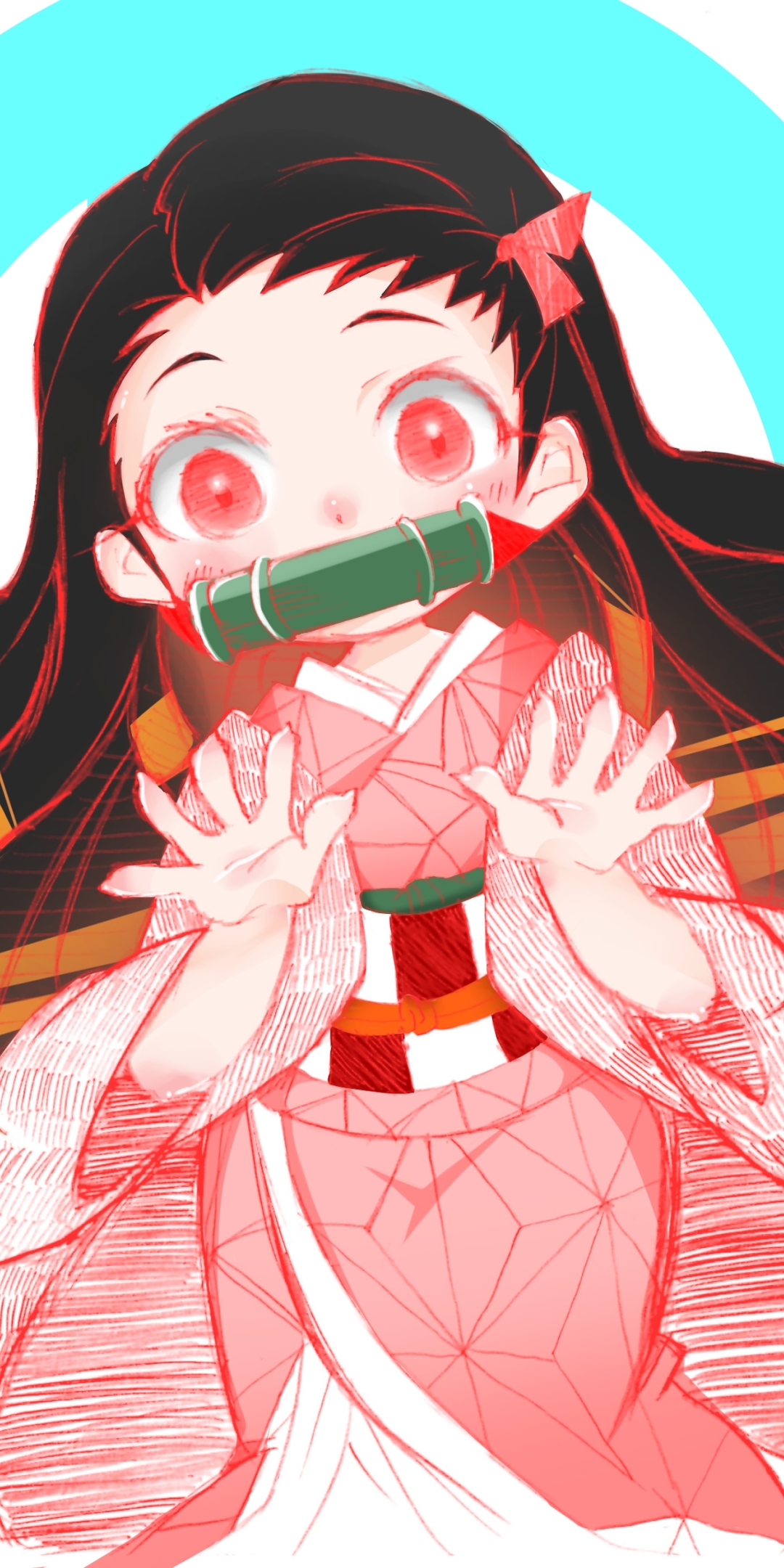 Descarga gratuita de fondo de pantalla para móvil de Animado, Nezuko Kamado, Demon Slayer: Kimetsu No Yaiba.