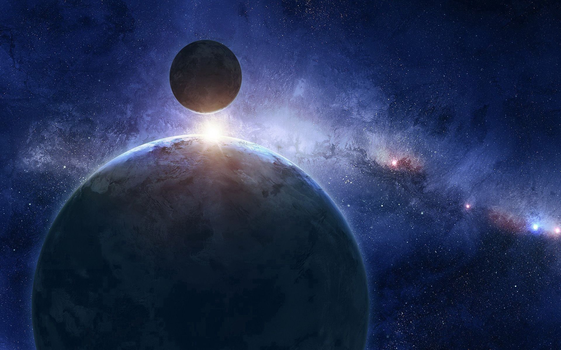 Descarga gratuita de fondo de pantalla para móvil de Planeta, Ciencia Ficción, Universo.