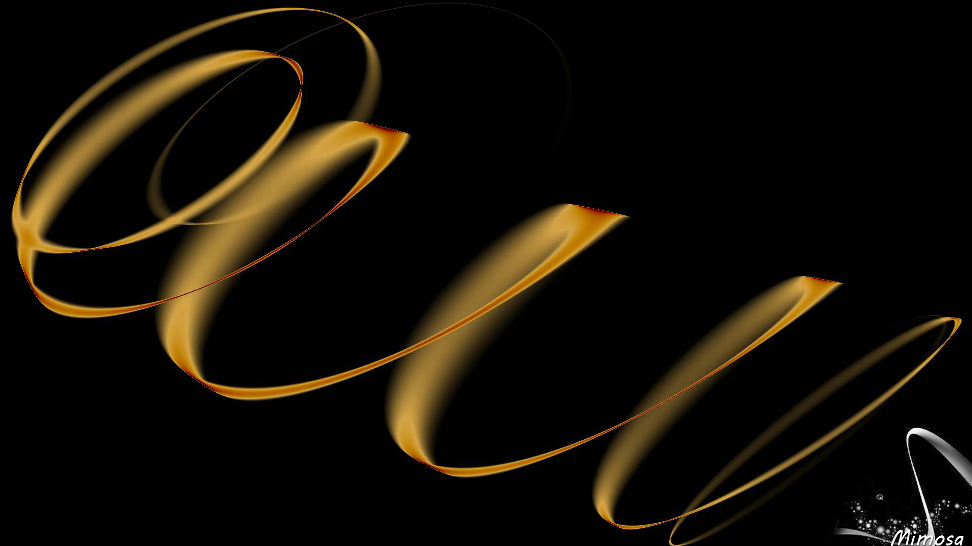 Free download wallpaper Abstract, Gold, Fractal, Spiral on your PC desktop