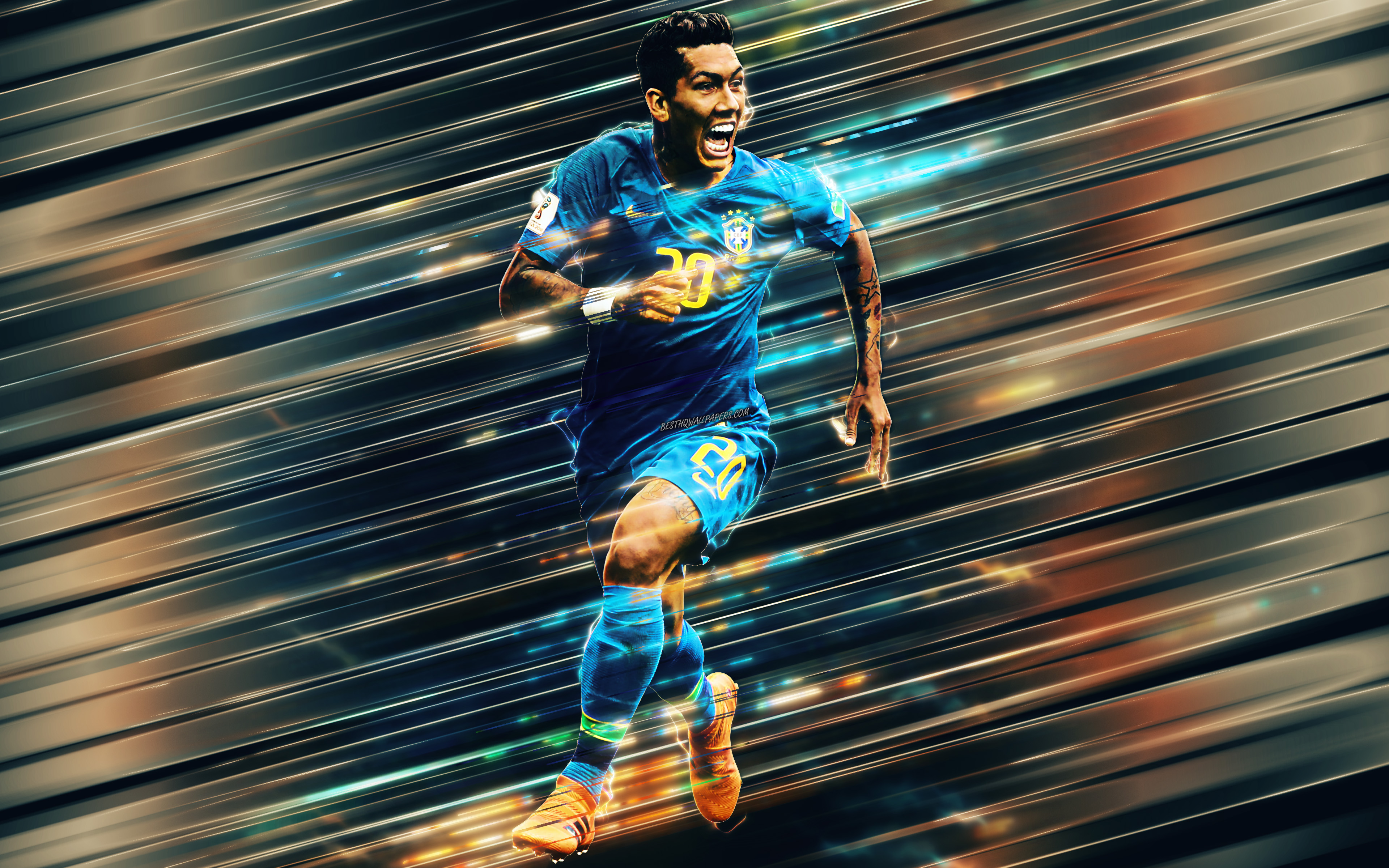 Download mobile wallpaper Sports, Footballer, Soccer, Brazilian, Roberto Firmino for free.