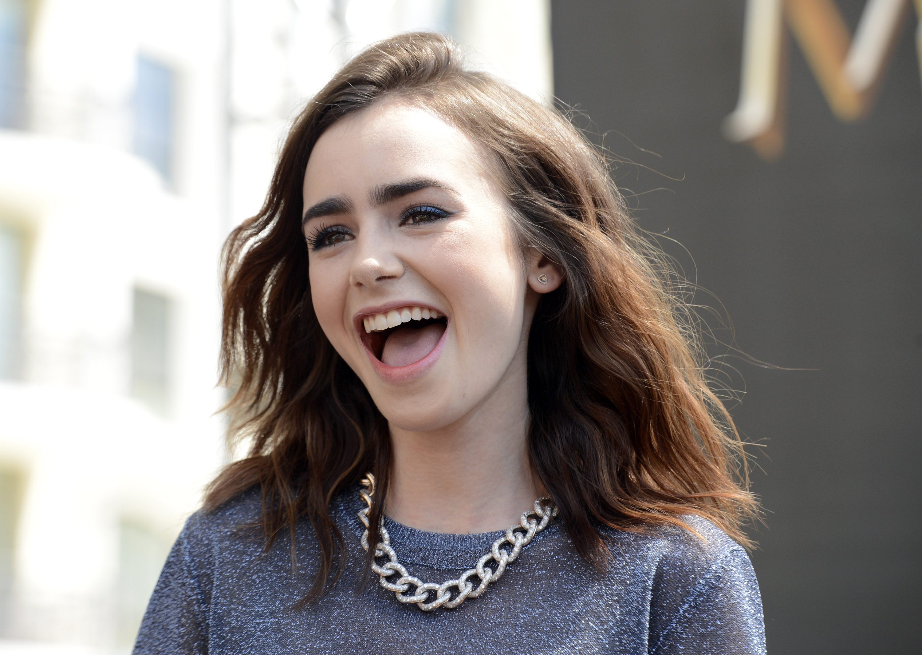 celebrity, lily collins, actress, brunette, english
