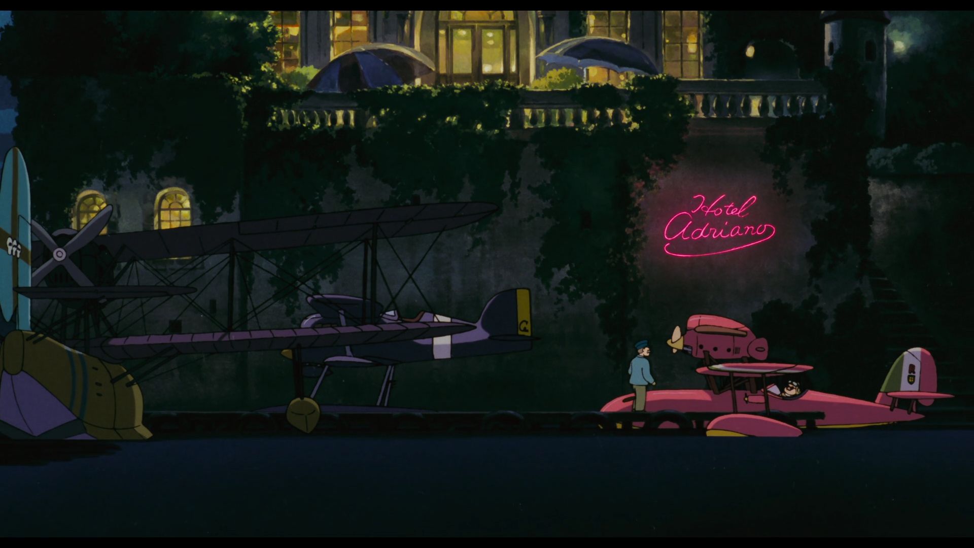 Laden Sie das Hotel, Animes, Porco Rosso, Studio Ghibli-Bild kostenlos auf Ihren PC-Desktop herunter