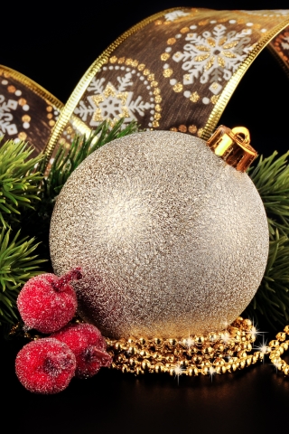 Download mobile wallpaper Christmas, Holiday, Christmas Ornaments, Bauble for free.