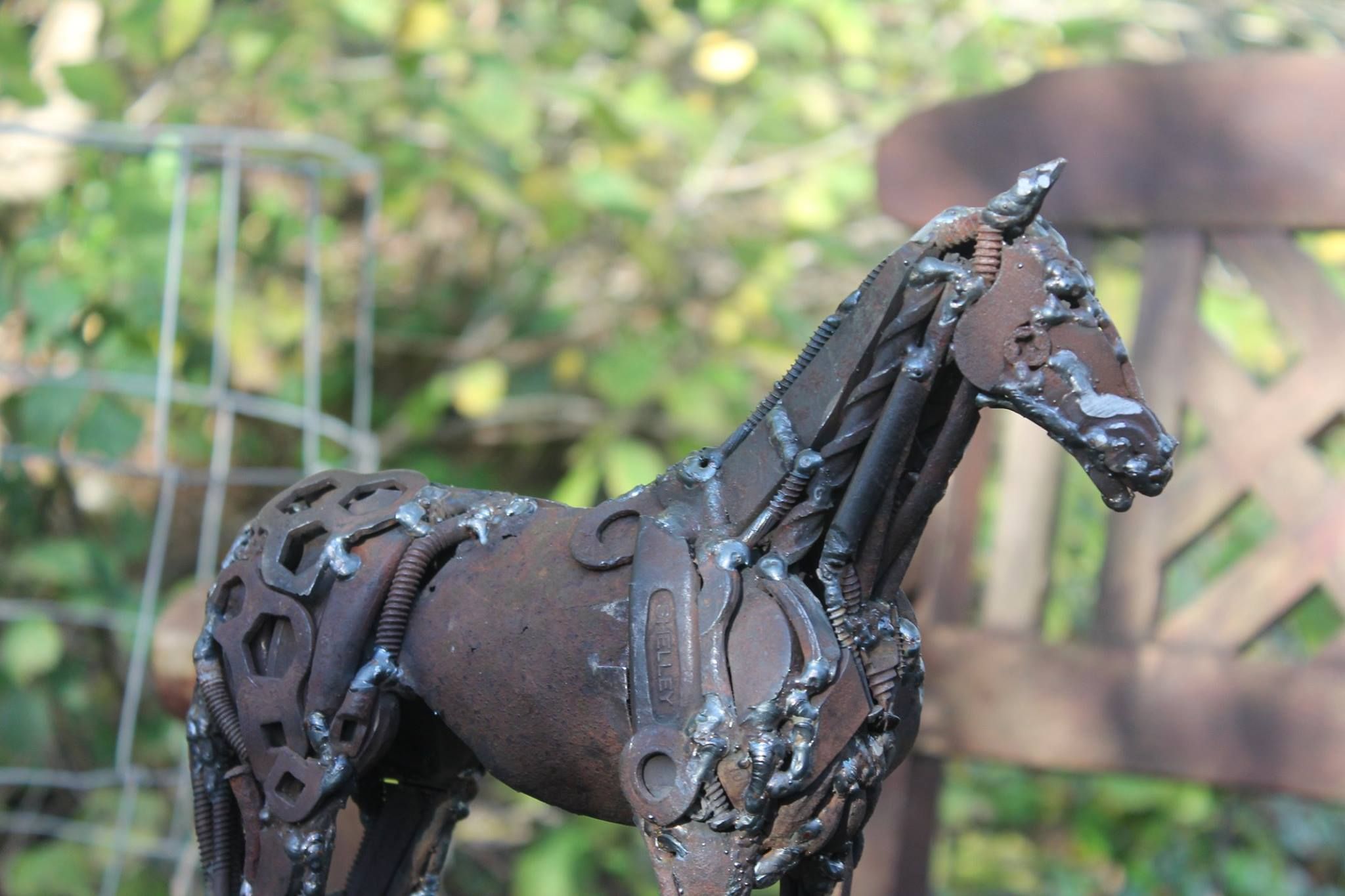 PCデスクトップに馬, 彫刻, マンメイド, スクラップメタルアート画像を無料でダウンロード
