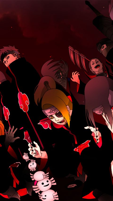 Baixar papel de parede para celular de Anime, Naruto, Itachi Uchiha, Akatsuki (Naruto), Dor (Naruto), Konan (Naruto), Sasori (Naruto), Hidan (Naruto), Deidara (Naruto), Obito Uchiha, Kisame Hoshigaki, Zetsu (Naruto), Kakuzu (Naruto) gratuito.