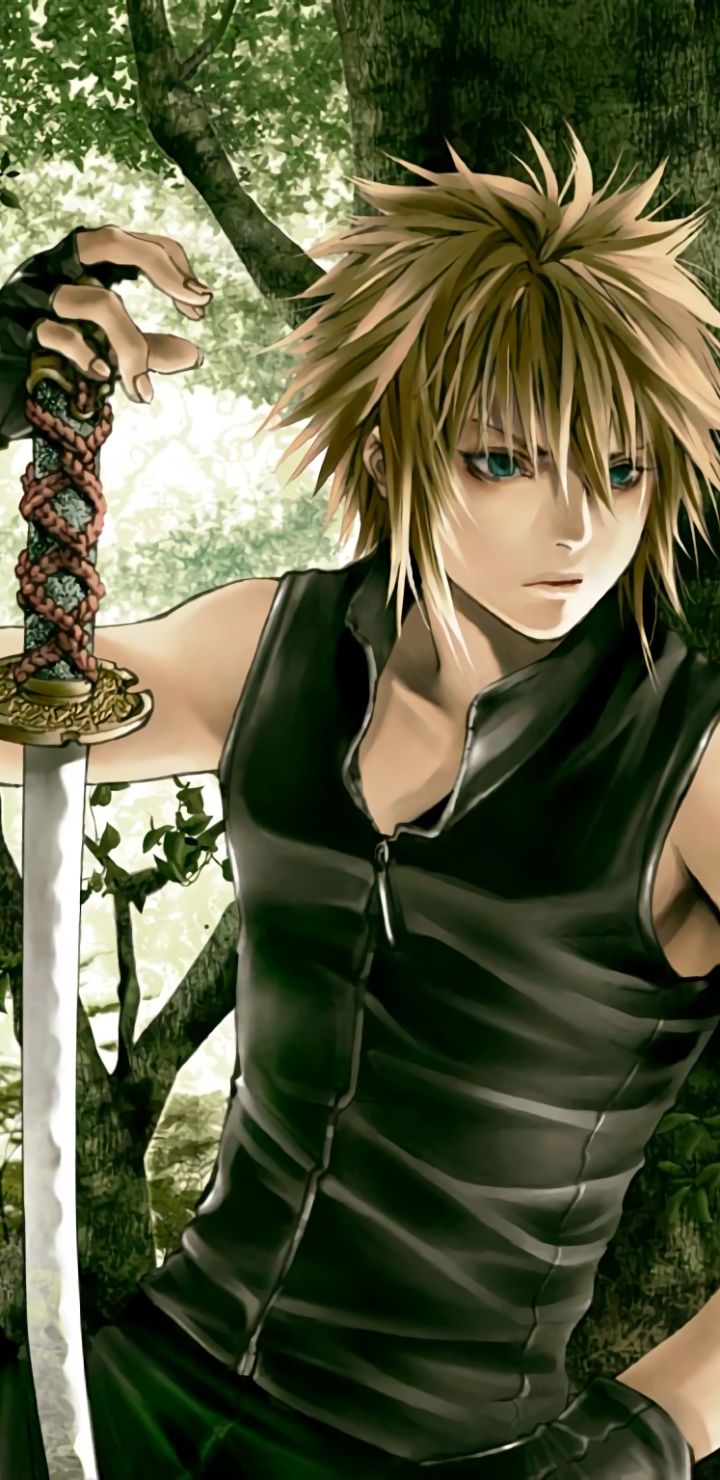 Handy-Wallpaper Naruto, Final Fantasy, Katana, Computerspiele, Fainaru Fantajî kostenlos herunterladen.