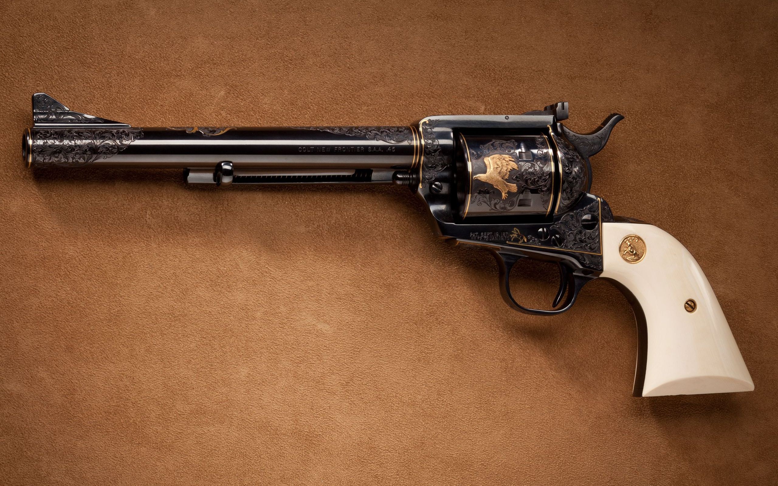 Скачать обои бесплатно Оружие, Револьвер Colt New Frontier картинка на рабочий стол ПК