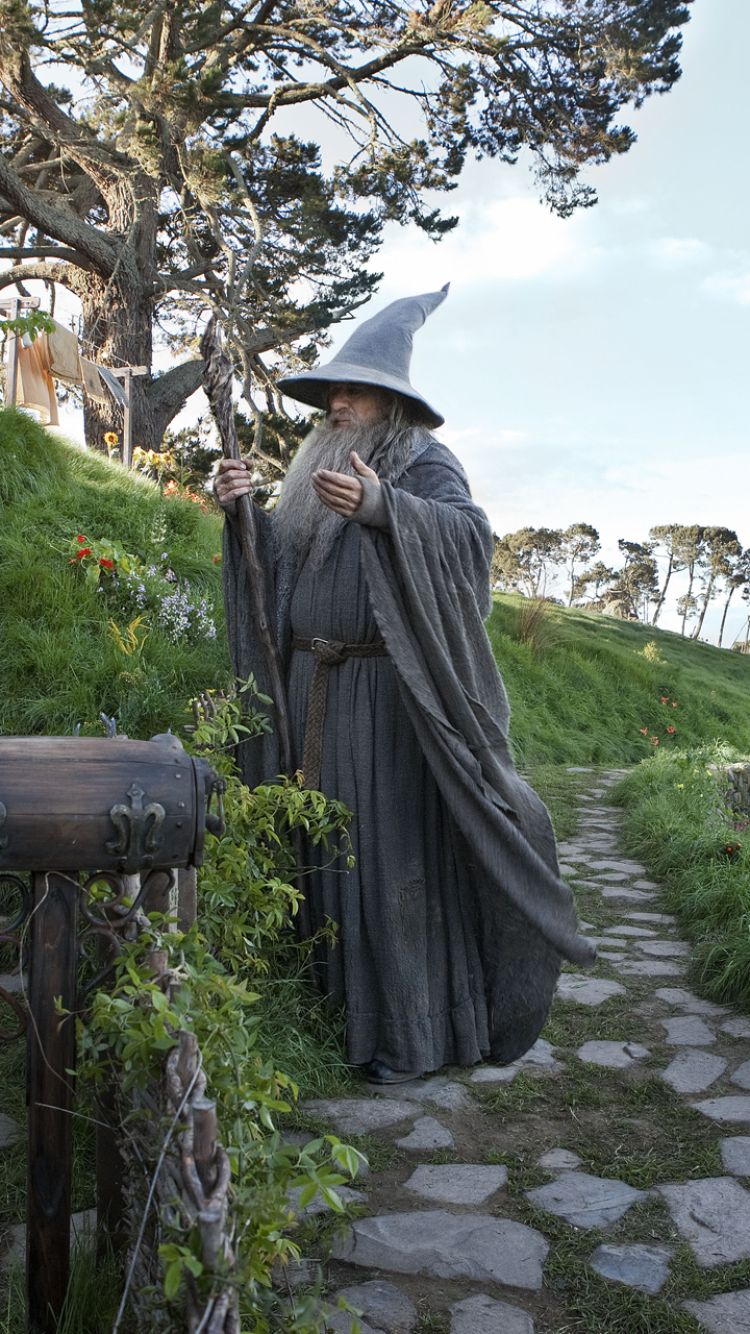 Descarga gratuita de fondo de pantalla para móvil de El Señor De Los Anillos, Películas, Gandalf, Ian Mckellen, El Hobbit: Un Viaje Inesperado.