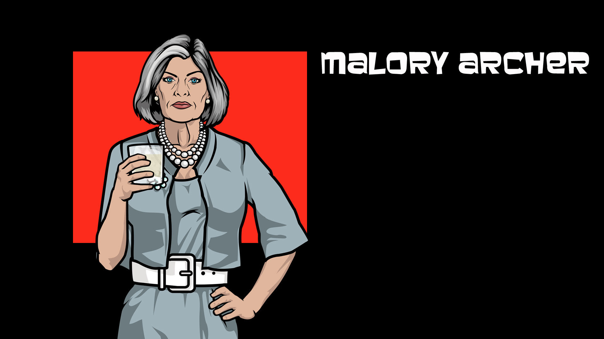 Download mobile wallpaper Archer, Tv Show, Malory Archer for free.
