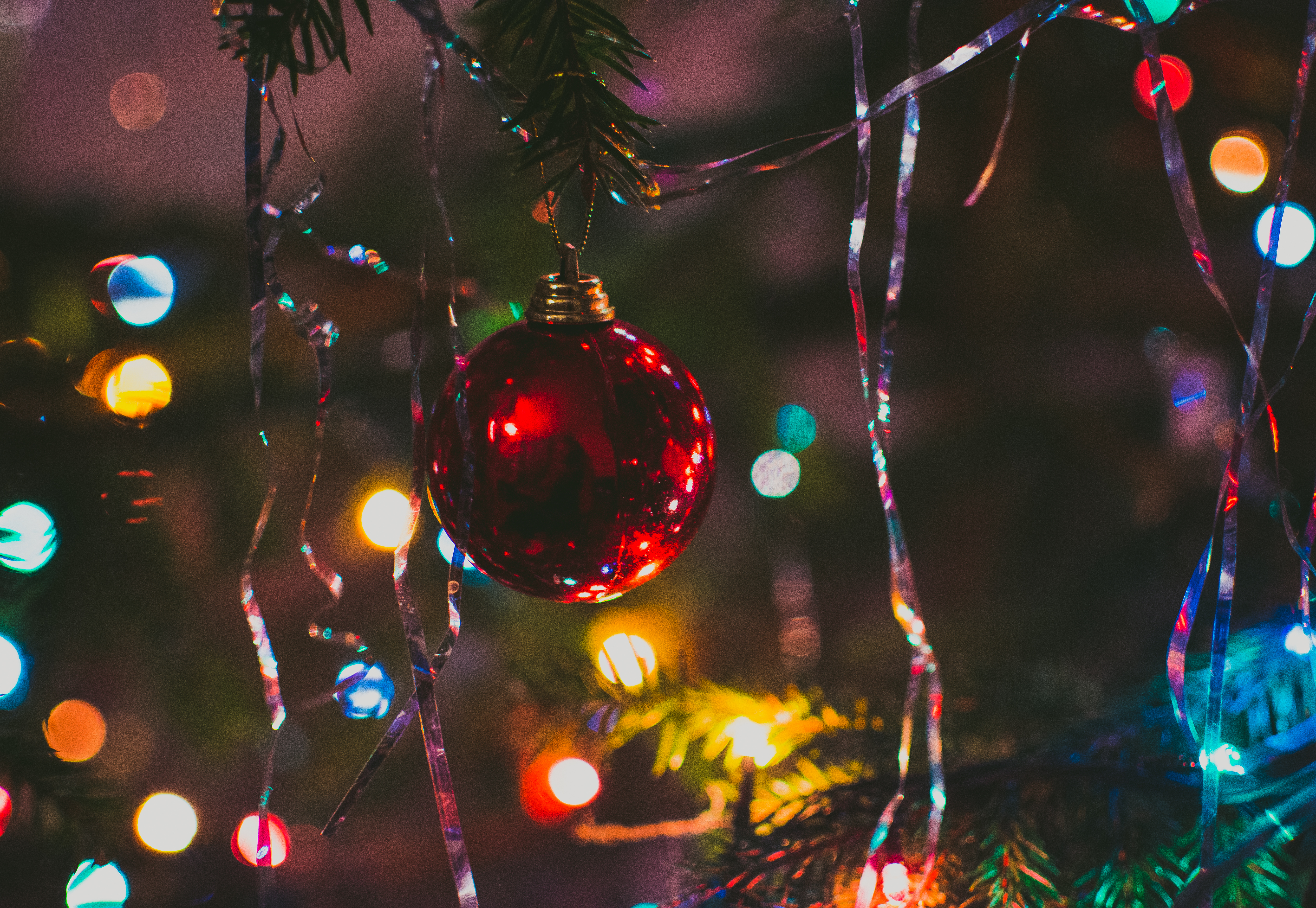 christmas, new year, holidays, spruce, fir, ball, christmas tree toy HD wallpaper