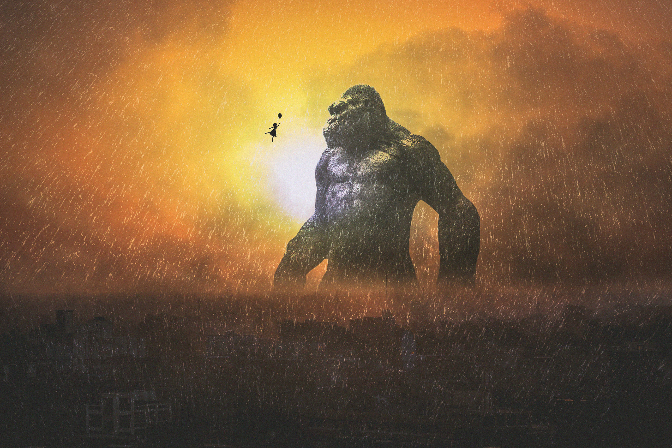 Download mobile wallpaper Fantasy, King Kong for free.