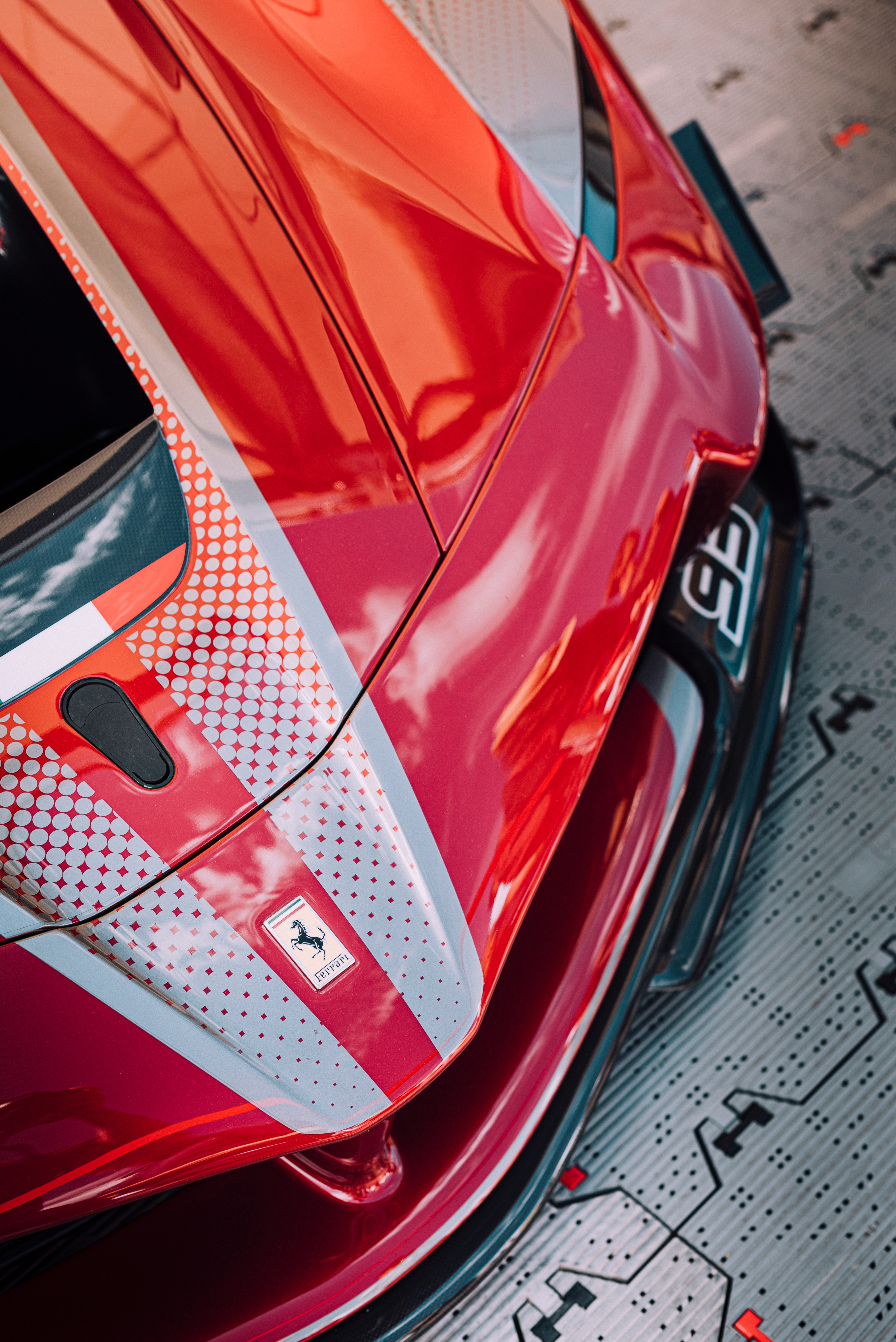 Download mobile wallpaper Front View, Ferrari, Cars, Machine, Sports Car, Car, Sports for free.