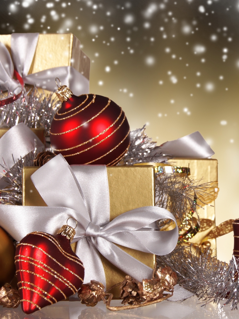 Handy-Wallpaper Feiertage, Dekoration, Weihnachten, Geschenk, Weihnachtsschmuck kostenlos herunterladen.