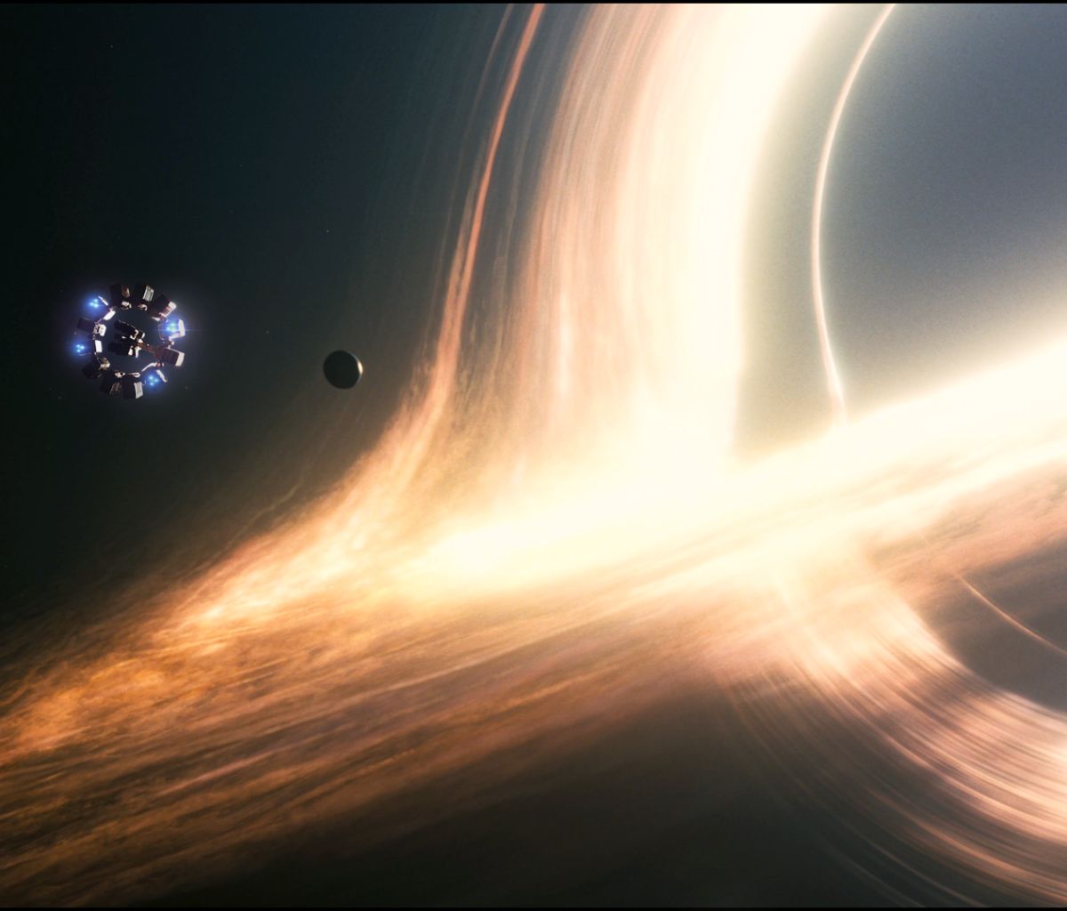 Free download wallpaper Black Hole, Interstellar, Movie on your PC desktop