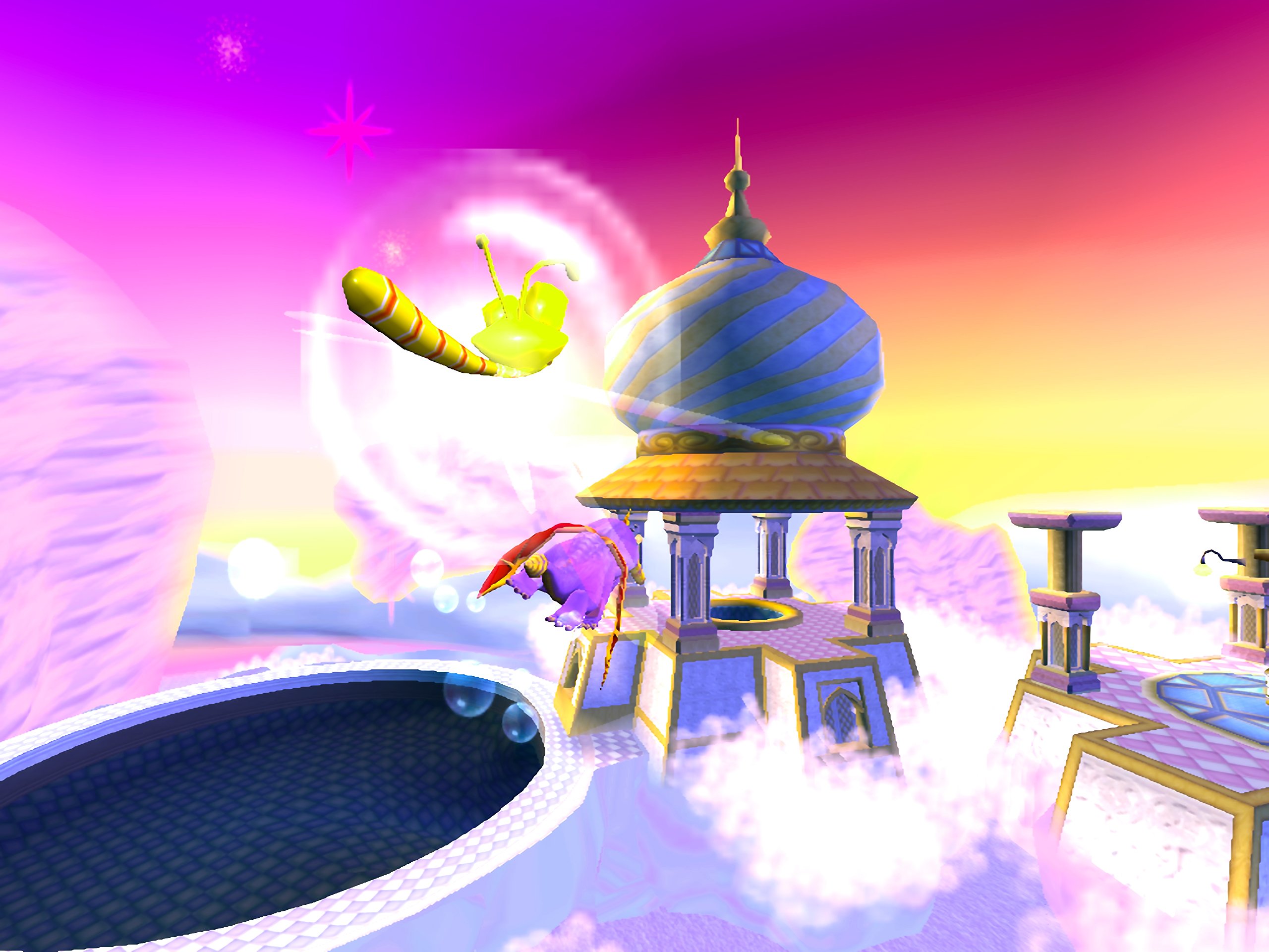 Descarga gratuita de fondo de pantalla para móvil de Videojuego, Spyro (Personaje), Spyro The Dragon, Sparx La Libélula.