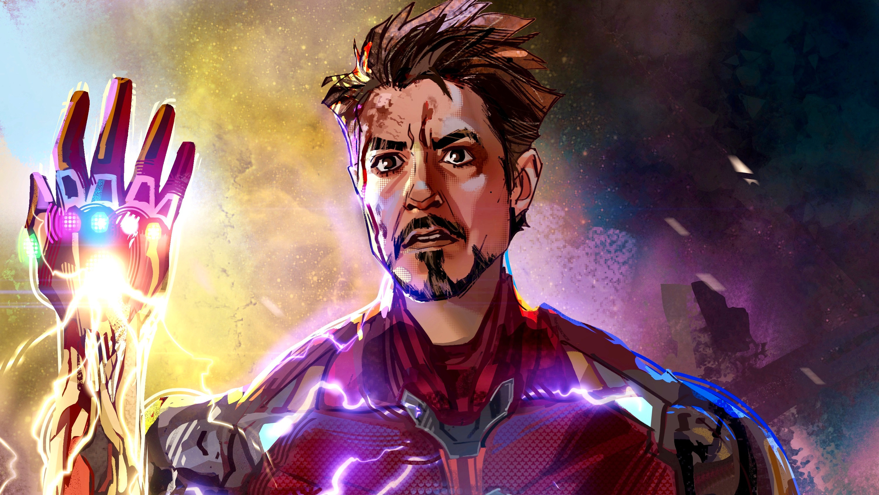 Laden Sie das Filme, Ironman, Tony Stark, Die Rächer, Unendlicher Handschuh, Avengers: Endgame-Bild kostenlos auf Ihren PC-Desktop herunter