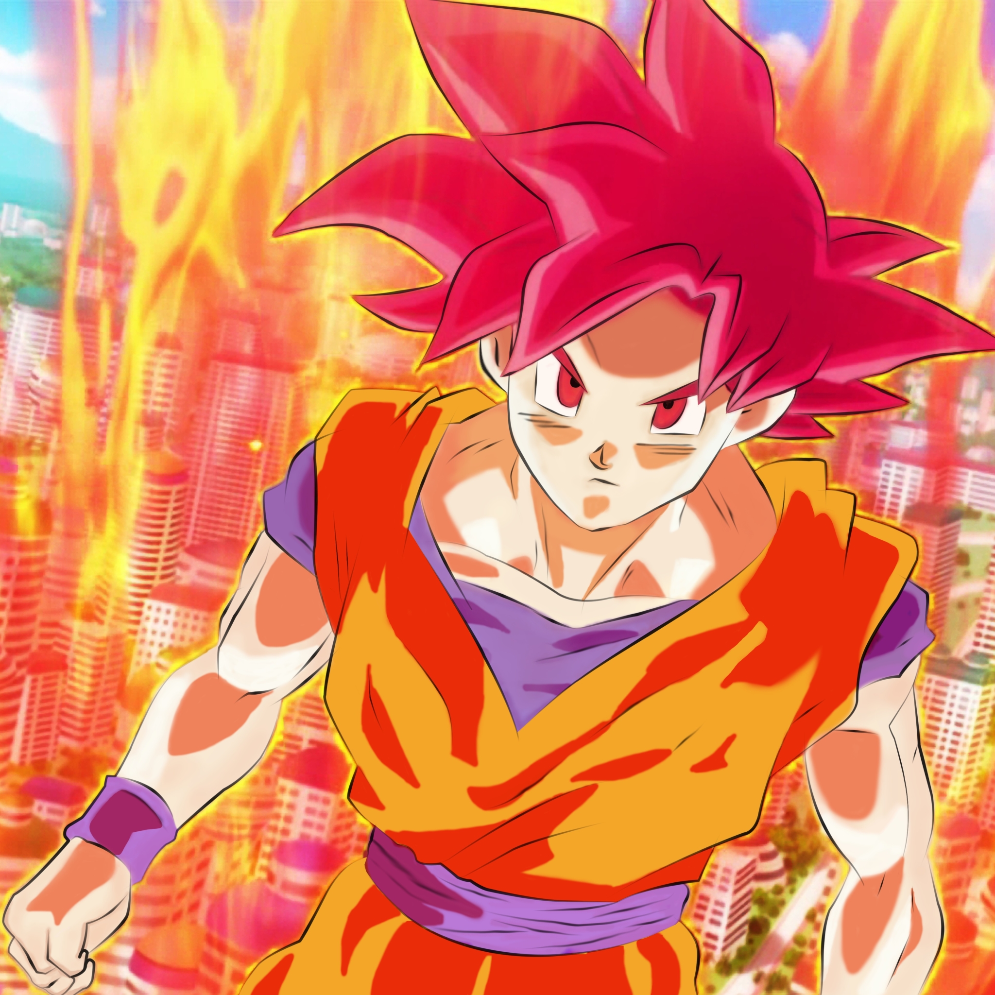 Descarga gratuita de fondo de pantalla para móvil de Dragon Ball Z, Esfera Del Dragón, Animado, Goku, Super Saiyan.