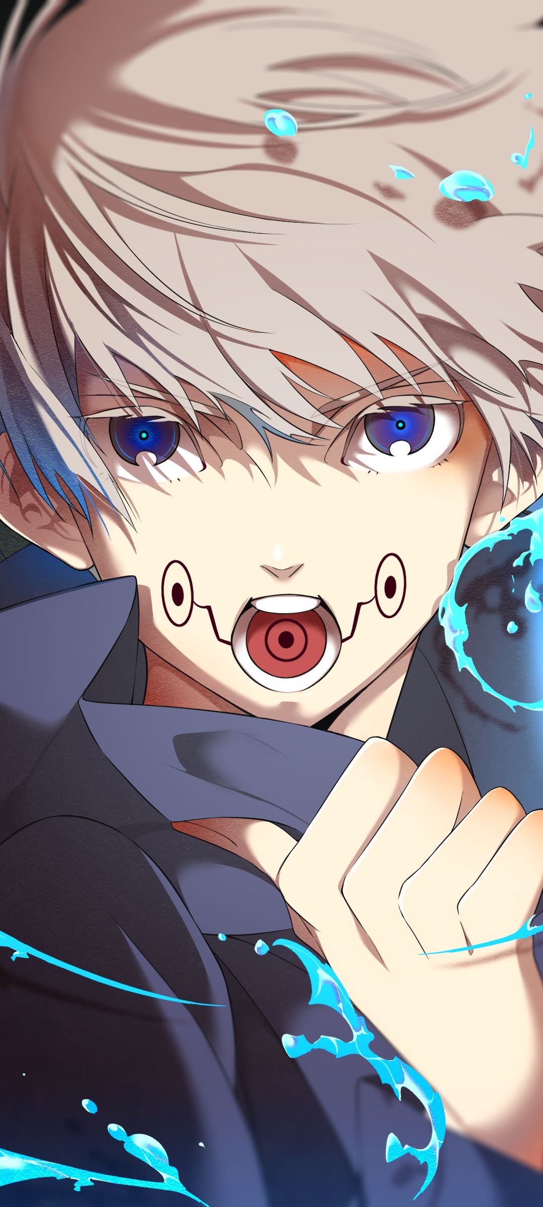 Download mobile wallpaper Anime, Blue Eyes, White Hair, Jujutsu Kaisen, Toge Inumaki for free.