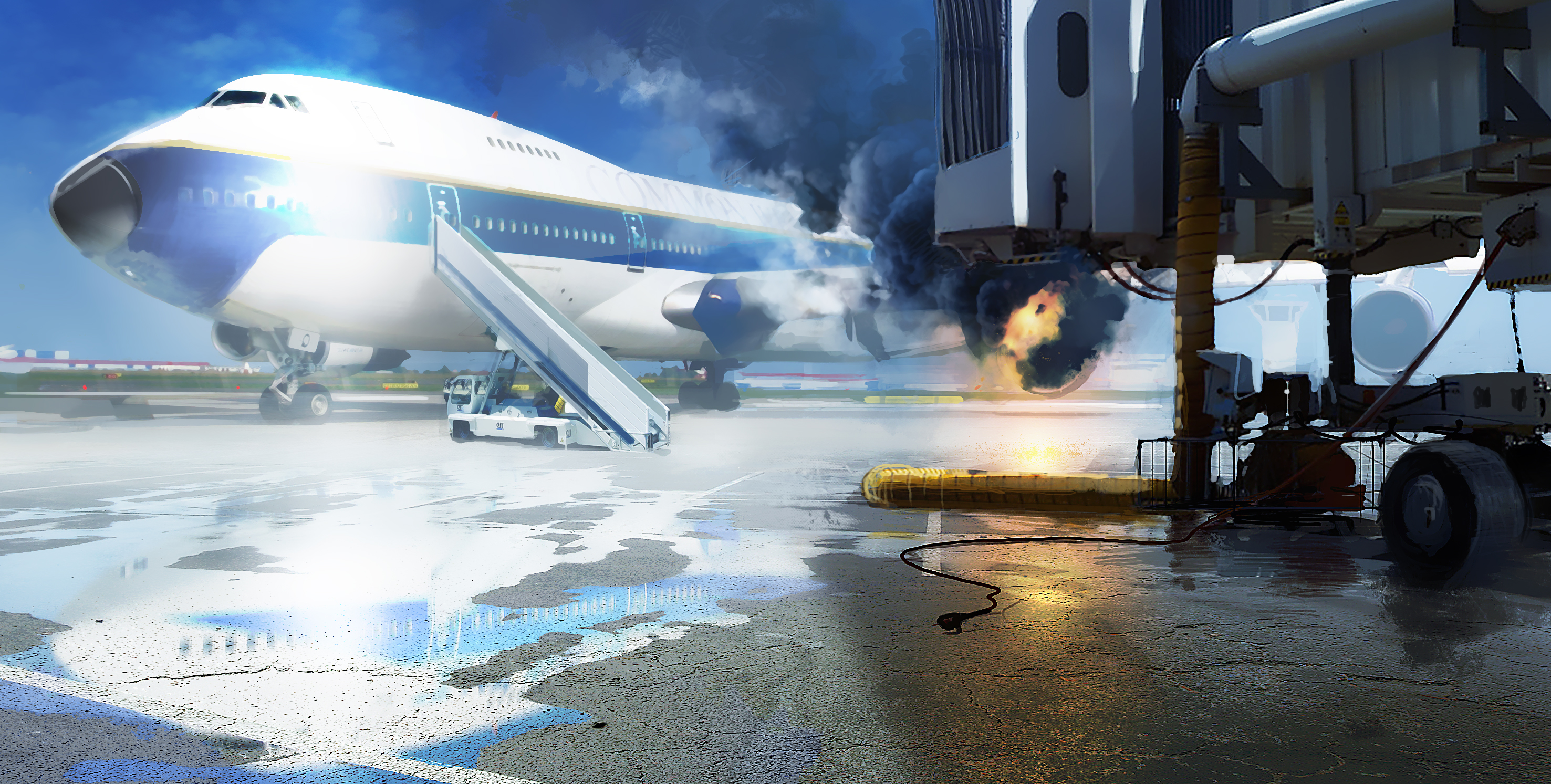 video game, tom clancy's rainbow six: siege, aircraft, passenger plane