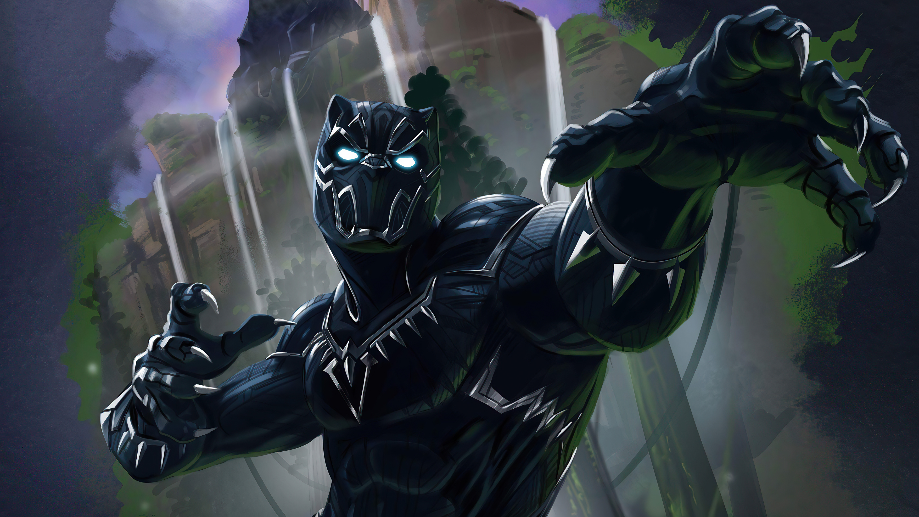 Laden Sie das Comics, Schwarzer Panther (Marvel Comics), Schwarzer Panther-Bild kostenlos auf Ihren PC-Desktop herunter