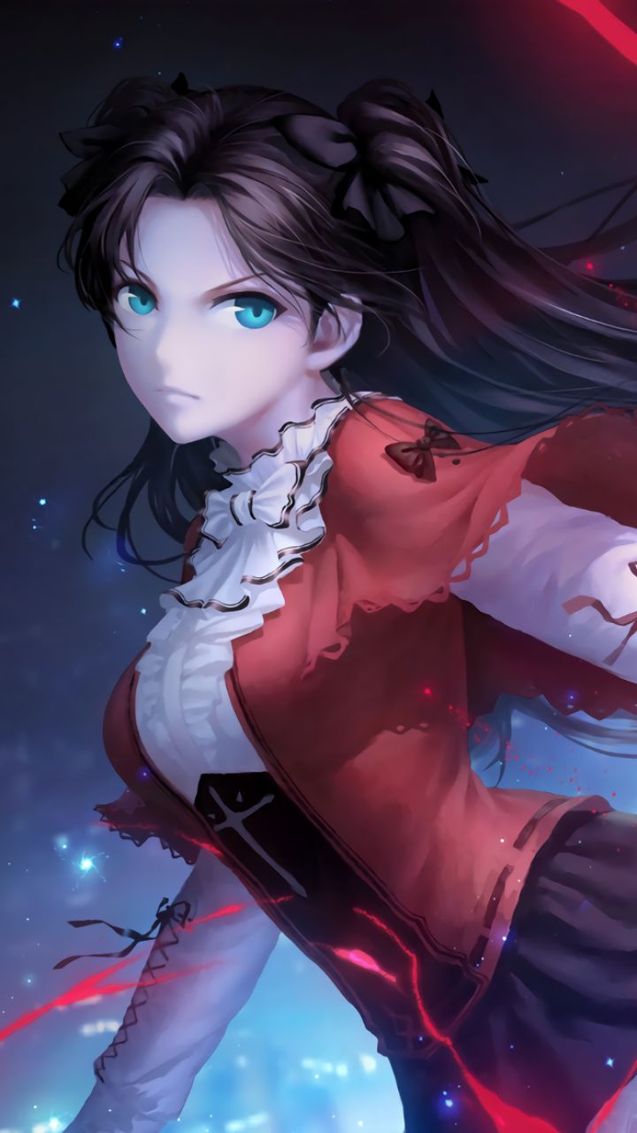 Descarga gratuita de fondo de pantalla para móvil de Animado, Noche De Estancia De Destino, Rin Tohsaka, Serie Del Destino.