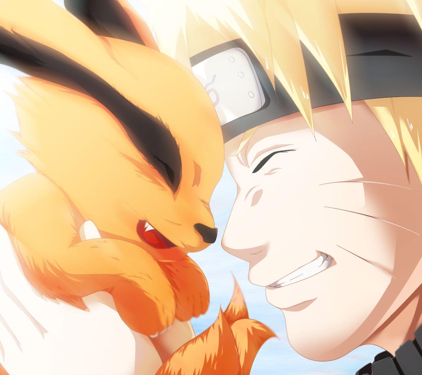 Download mobile wallpaper Kurama (Naruto), Anime, Naruto, Naruto Uzumaki for free.